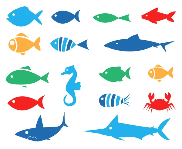 Aquarium Fishes vector — Stock Vector