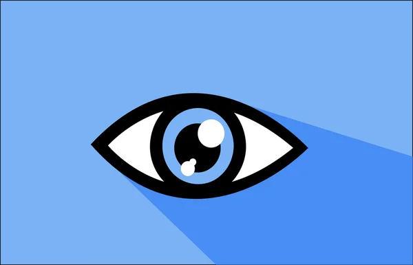 Vetor de ícone ocular — Vetor de Stock