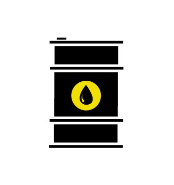 fıçı yağı simgesi düz