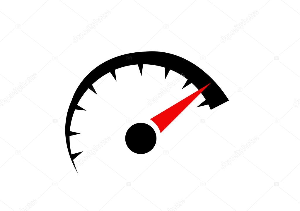 Speedometer - Speed up stock vector. Illustration of engine - 37210734