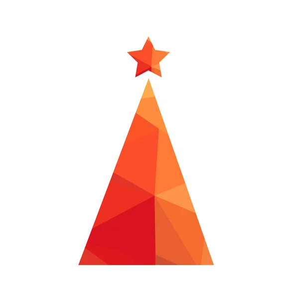 Abstract Christmas Tree Vector Illustration — Stock Vector