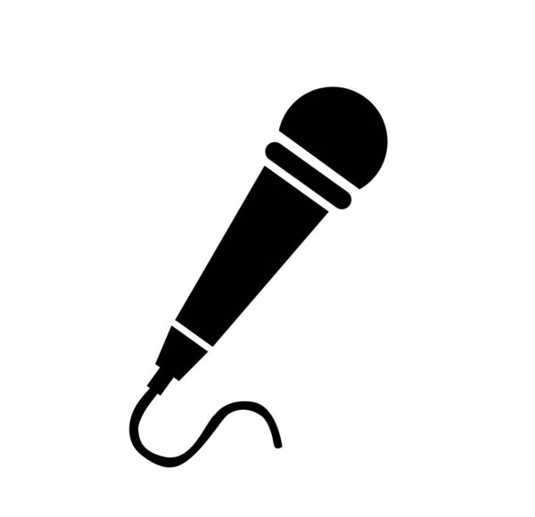 vector illustration microphone design 