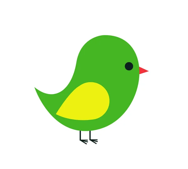 Colored Bird Vector Illustration — Stock Vector