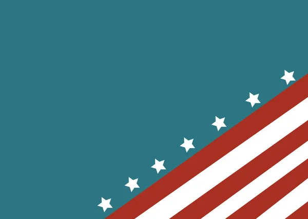 Bandera Estados Unidos Estilo Vector — Vector de stock