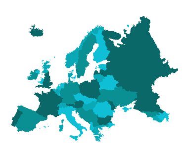Europa vektör illüstrasyon tasarımı