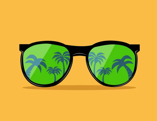 Trendige Sonnenbrille Vektor Illustration — Stockvektor