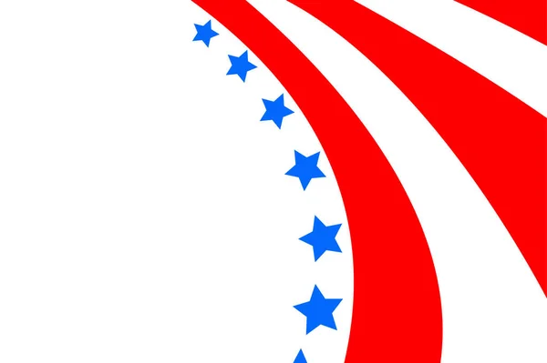 Bandera Estados Unidos Estilo Vector — Vector de stock