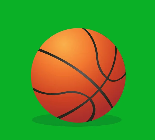 Ilustración Vectorial Baloncesto — Vector de stock