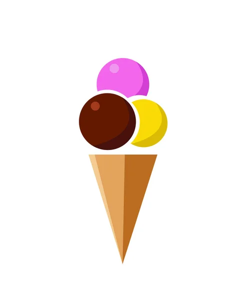 Ice Cream Vector Illustration — Stock Vector