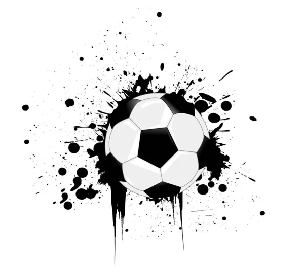 Illustration Ballon Football Vectoriel — Image vectorielle