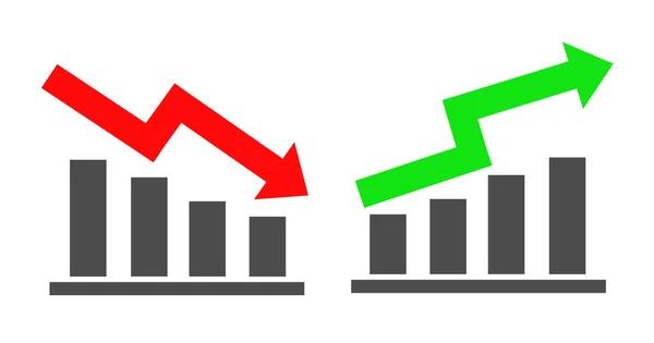 Analitika Grafikus Ikon Vektor Illusztráció — Stock Vector