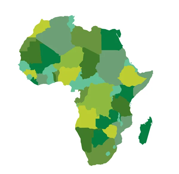 África Mapa —  Fotos de Stock