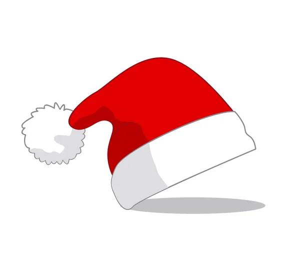 Santa Claus hat, vektor — Stockový vektor