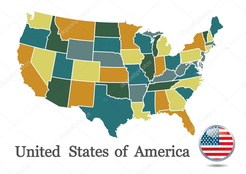 USA map