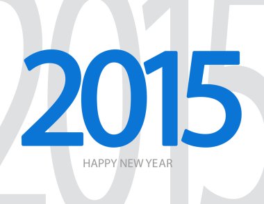 Mutlu yıllar 2015 metin tasarımı