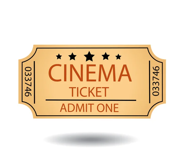 Bilety do kina — Wektor stockowy