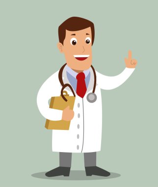 Doktor vektör çizim 