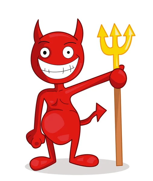 Diable rouge — Image vectorielle