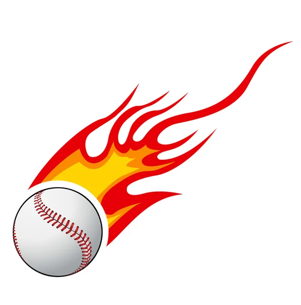 Beisbol En Llamas Vector Art Stock Images Depositphotos