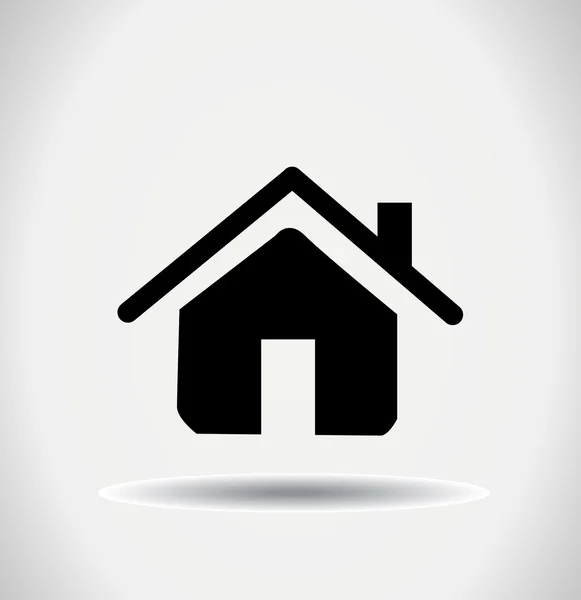 Ikonę domu w stylu retro — Wektor stockowy