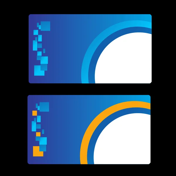 Conjunto de tarjetas. Ilustración vectorial. — Vector de stock