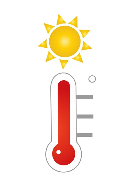 Ícone do termómetro — Vetor de Stock