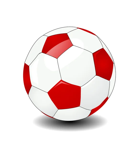 Vektor fotboll boll — Stock vektor