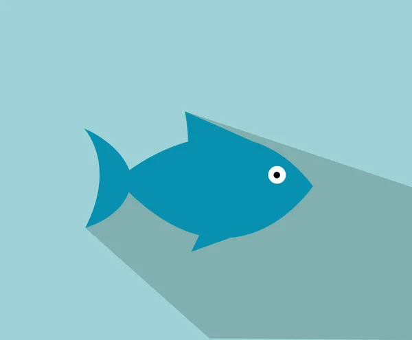 Fish symbol — Stock Vector