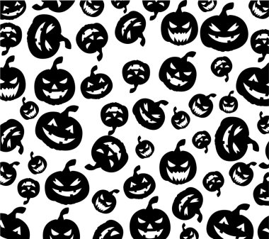 Dikişsiz halloween pumpkins arka plan