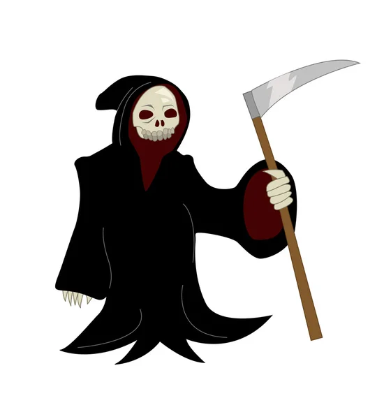 Вектор мультфільм ілюстрація Grim Reaper — стоковий вектор