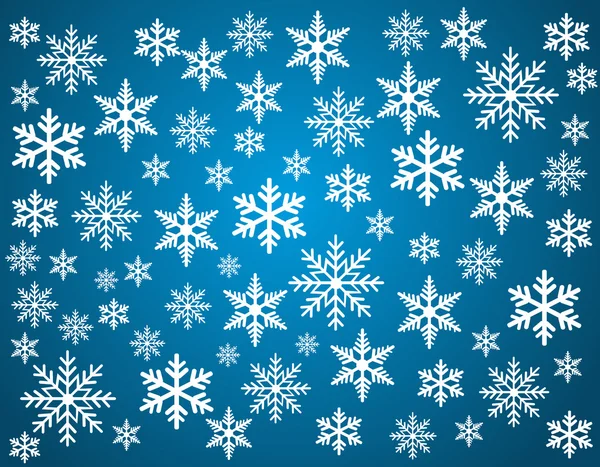 Vector snowflakes set for Christmas design. — Stock Vector