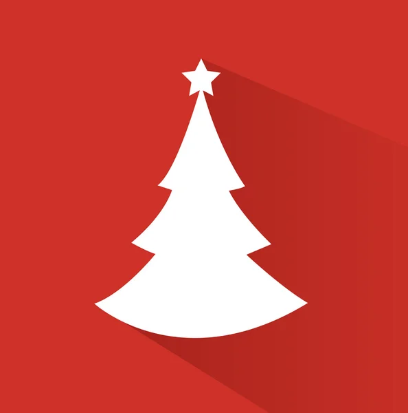 Árbol de Navidad Vector Ilustración — Vector de stock