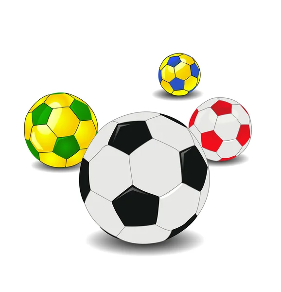 Vector de pelota de fútbol — Archivo Imágenes Vectoriales