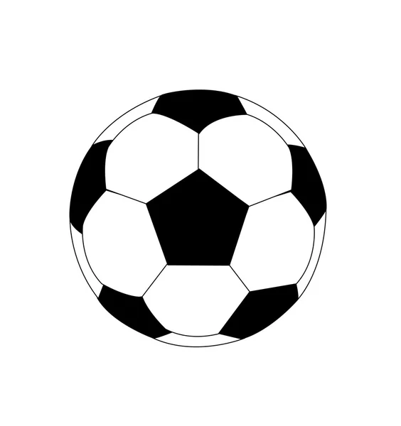 Vecteur de ballon de football — Image vectorielle