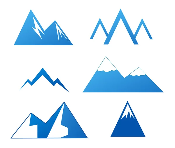 Illustration vectorielle des montagnes — Image vectorielle