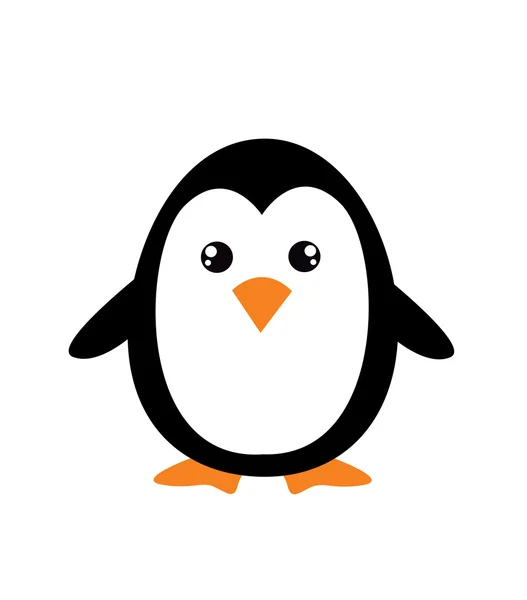 Netter Cartoon-Pinguin — Stockvektor