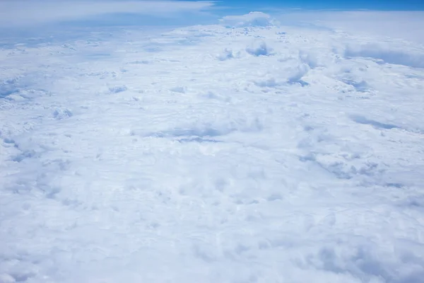 Cielo Azul Fuera Del Plano Ventana Ventana Avión Llano Luz — Foto de Stock