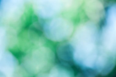 Yumuşak odaklı bulanık yeşil doğa arka planı. Soyut doku