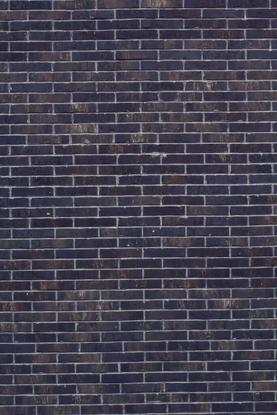 Horizontale Schwarze Ziegel Hintergrund Ein Teil Der Mauer Des Gebäudes — Stockfoto