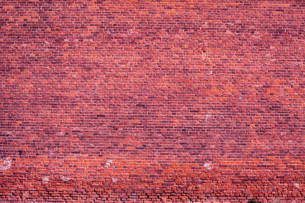 Rote Vintage Ziegel Wand Hintergrund Alte Bausubstanz — Stockfoto