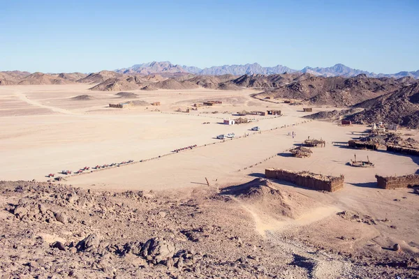 Natura Dell Egitto Montagne Cielo Nel Deserto — Foto Stock