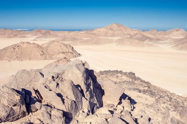 Natur Ägyptens Berge Und Himmel Der Wüste — Stockfoto