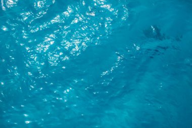 Aqua deniz suyu yüzeyinin arka plan çekimi