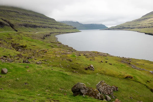 Landschap op de Faeröer — Stockfoto