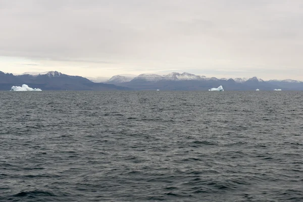 Isbergen runt Disko Island — Stockfoto