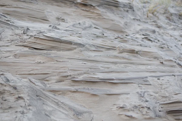 Detail einer zerstörten Sanddüne — Stockfoto