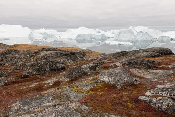 Αρκτική τοπίο στη Γροιλανδία Εικόνα Αρχείου