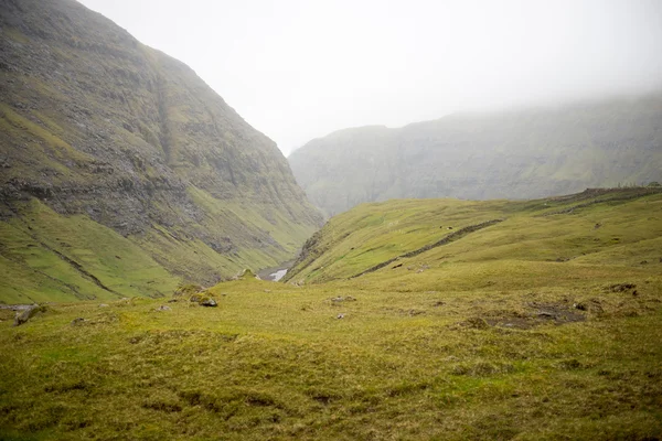 Landschap rond Saksun — Stockfoto