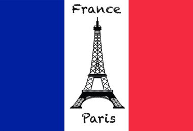 Bandera Francia, Paris