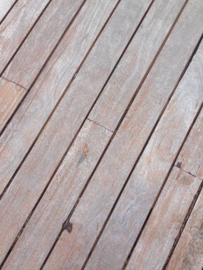 Tahta zemine yakın çekim, doğal tahıl desenlerini ve toprak tonlarını gösterir..